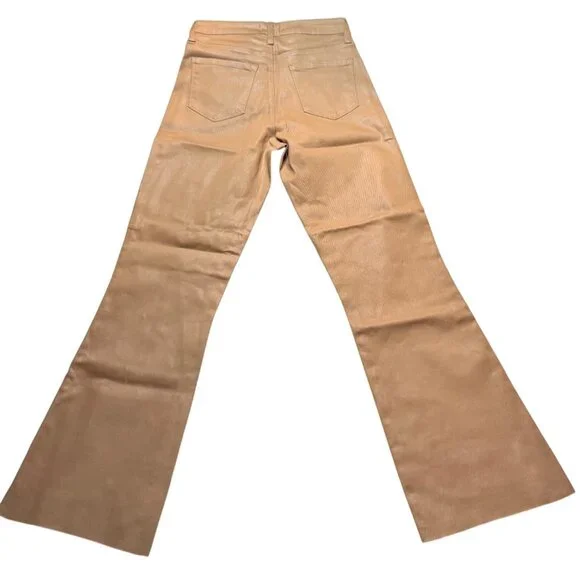 L’AGENCE Metallic Sand Coated Jeans Size 26 - Picture 10 of 16